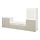 BESTÅ - TV storage combination/glass doors, white/Selsviken high-gloss/beige frosted glass | IKEA Taiwan Online - PE705877_S1