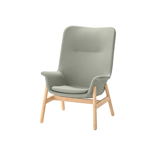 VEDBO - high-back armchair, Gunnared light green | IKEA Taiwan Online - PE800039_S4