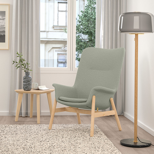 VEDBO - high-back armchair, Gunnared light green | IKEA Taiwan Online - PE800040_S4