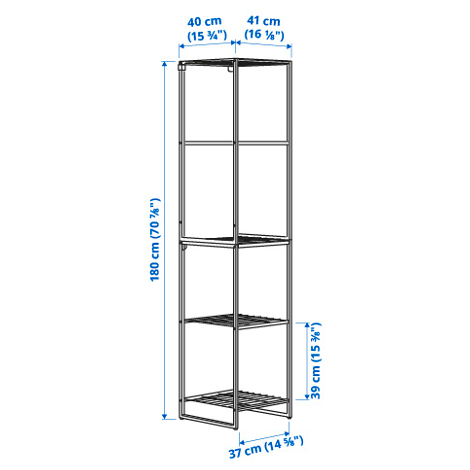 JOSTEIN shelving unit