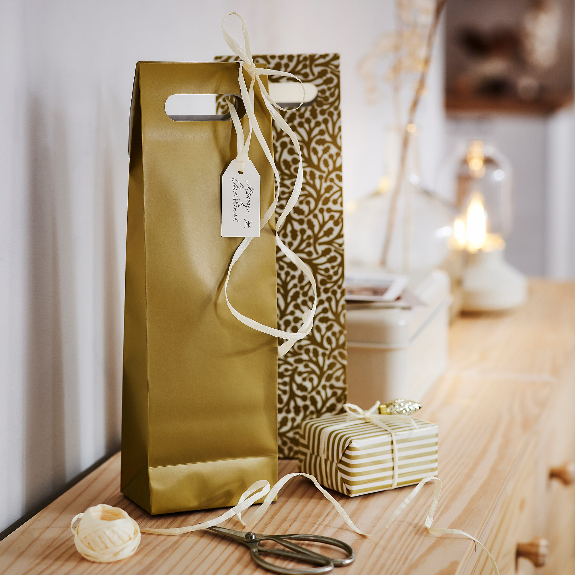 VINTERFINT gift bag for bottle