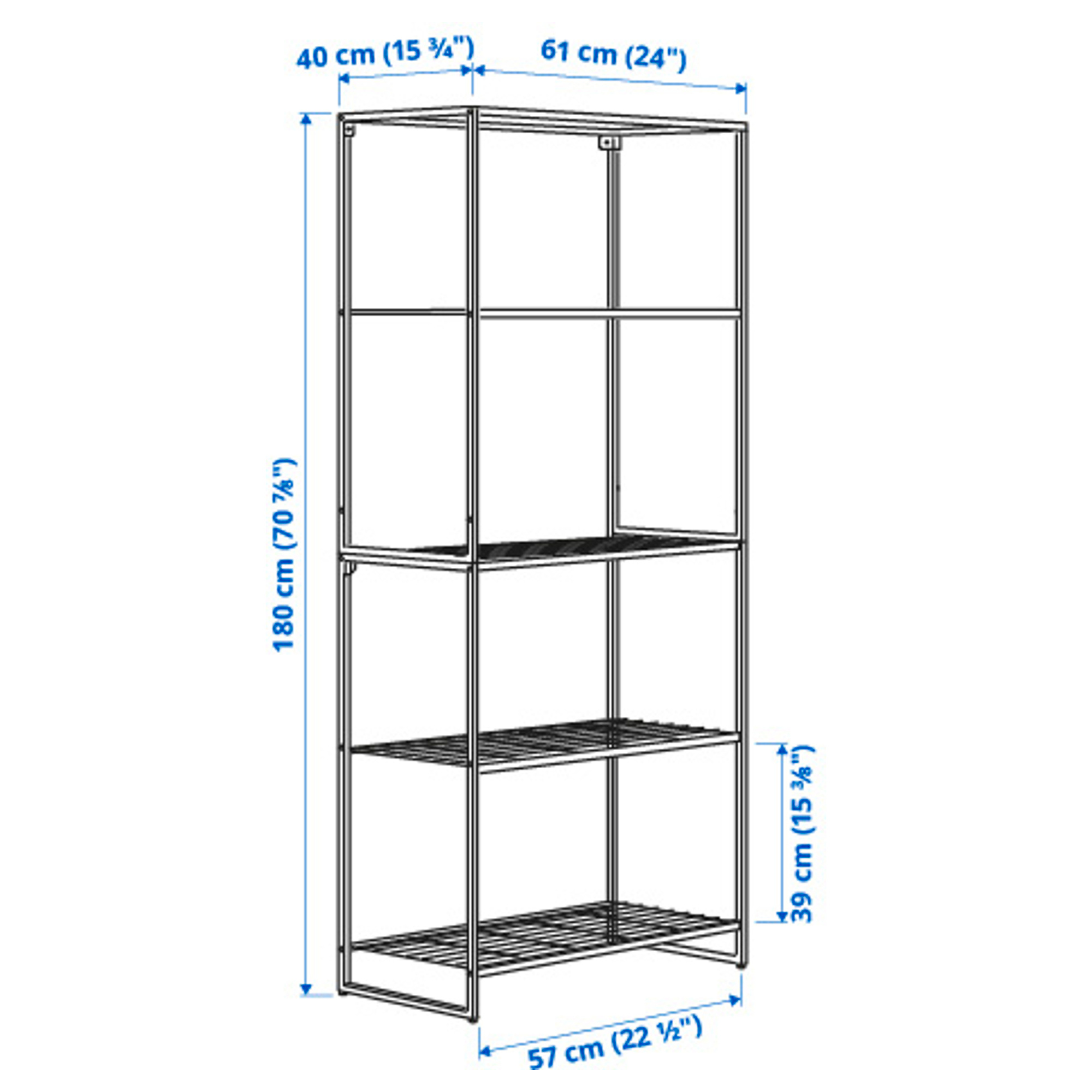 JOSTEIN shelving unit