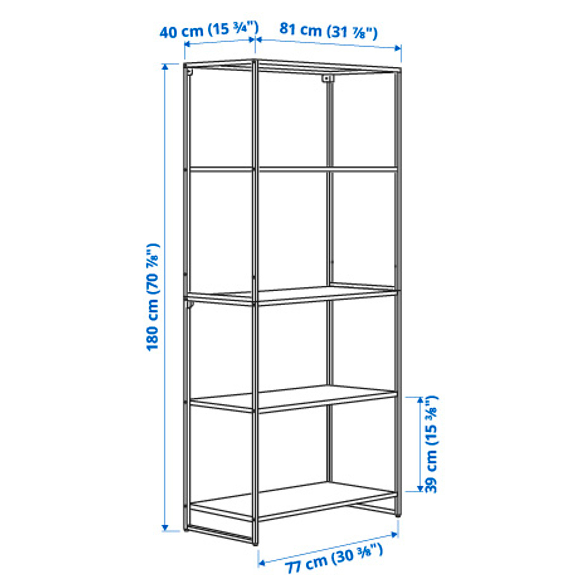 JOSTEIN shelving unit