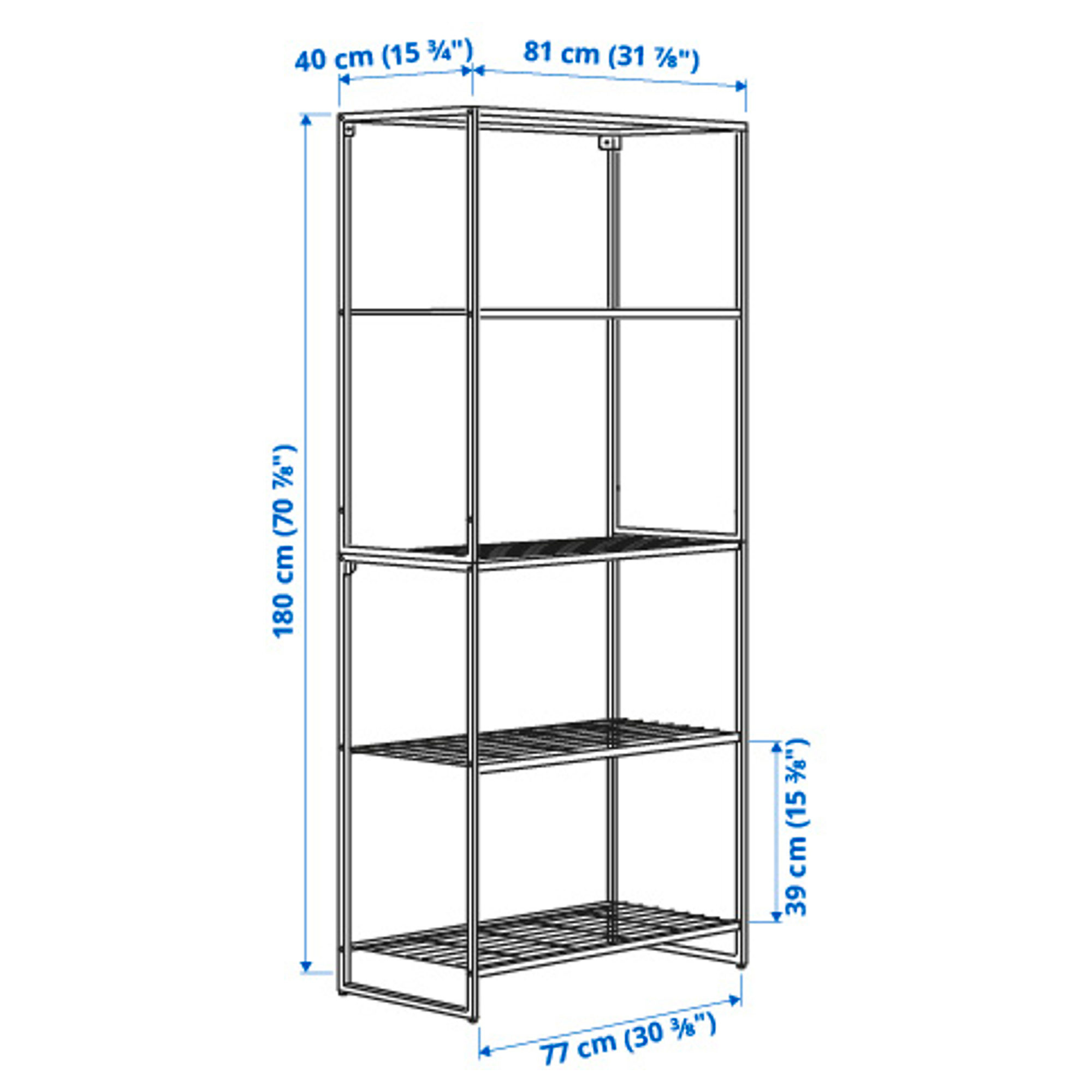 JOSTEIN shelving unit