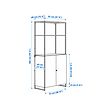 JOSTEIN shelving unit with doors