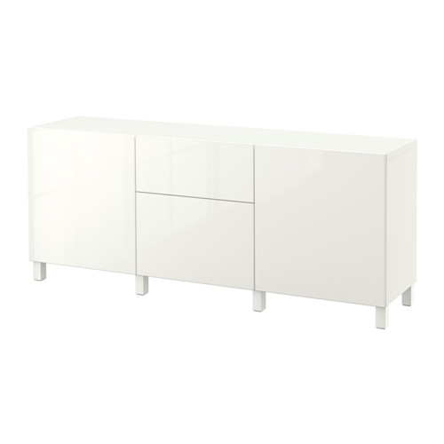 BESTÅ - 收納組合附抽屜, 白色/Selsviken/Stubbarp 高亮面 白色, 180x42x74 公分 | IKEA 線上購物 - PE535223_S4