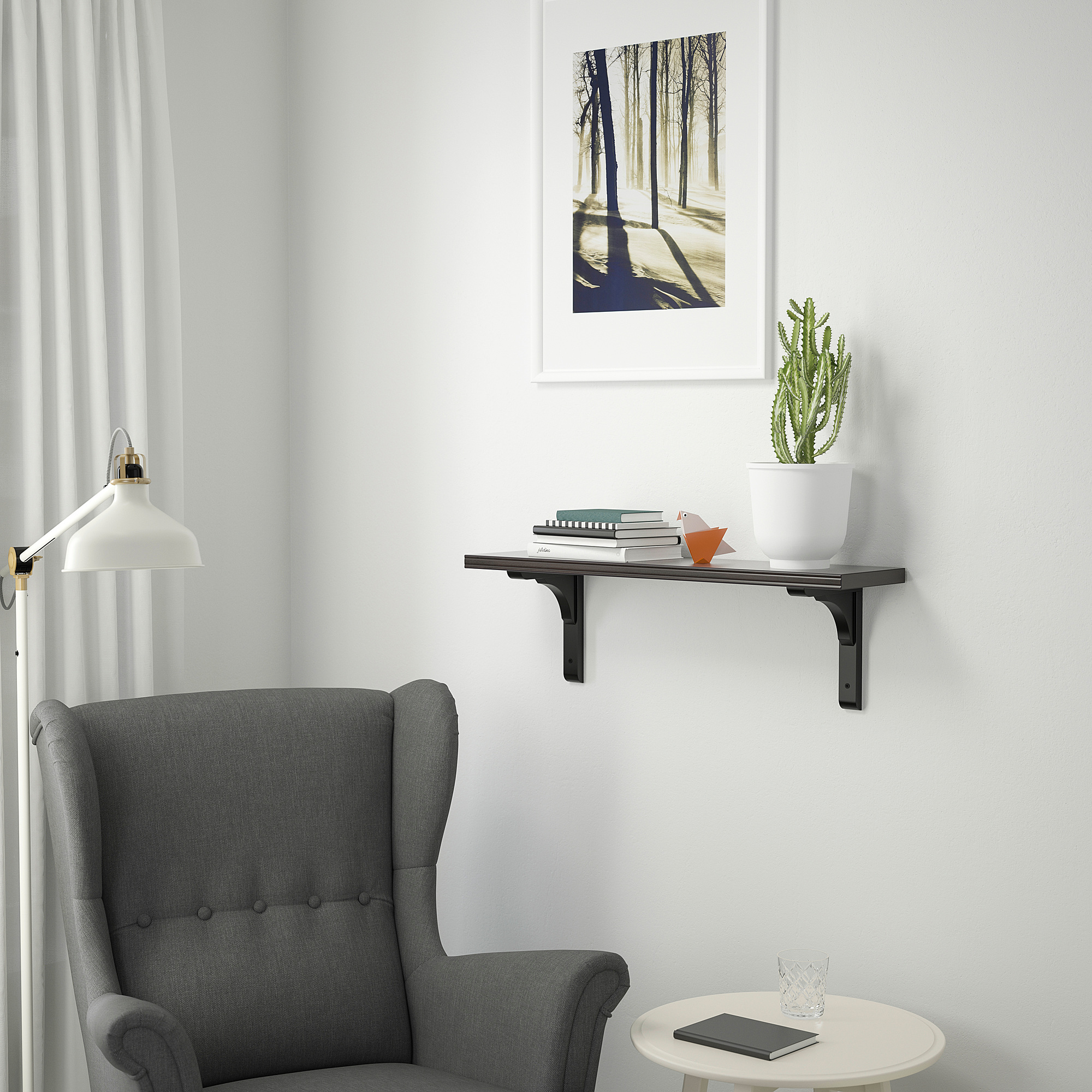 BERGSHULT/RAMSHULT wall shelf