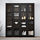 BRIMNES - storage combination w glass doors, black | IKEA Taiwan Online - PE689098_S1
