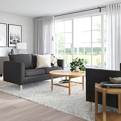 PÄRUP - 雙人座沙發, Vissle 深綠色 | IKEA 線上購物 - PE800220_S3