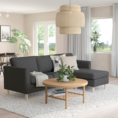 PÄRUP - sofa with chaise, Gunnared dark grey | IKEA Taiwan Online - PE800163_S4