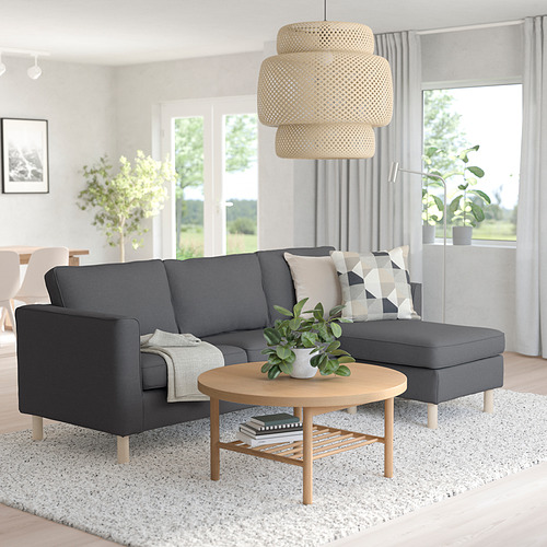 PÄRUP 3-seat sofa with chaise longue