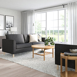 PÄRUP - 三人座沙發, Vissle 灰色 | IKEA 線上購物 - PE800198_S3