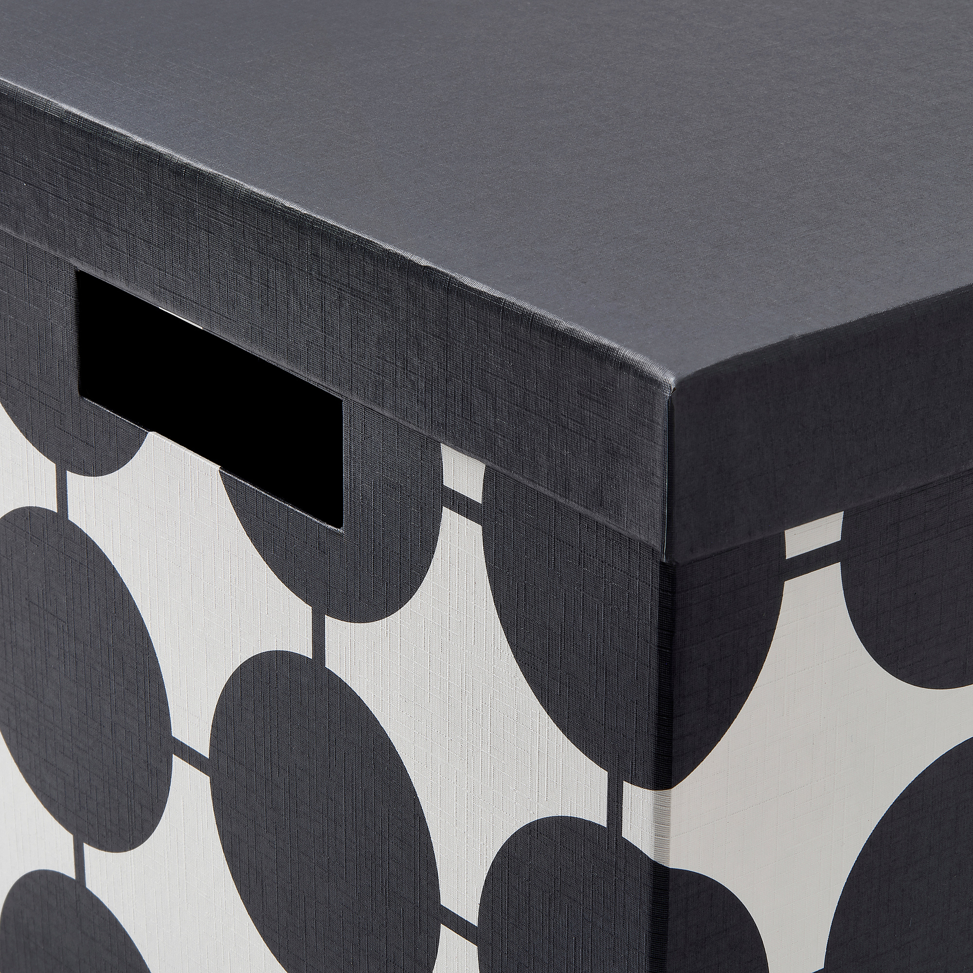TJENA storage box with lid