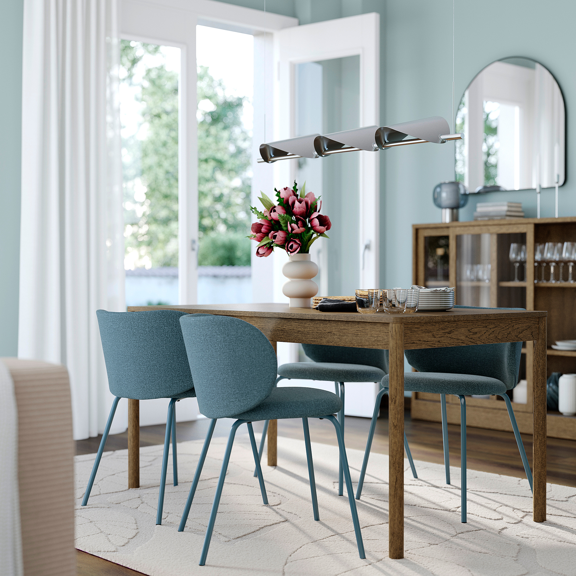 TONSTAD/KRYLBO table and 4 chairs