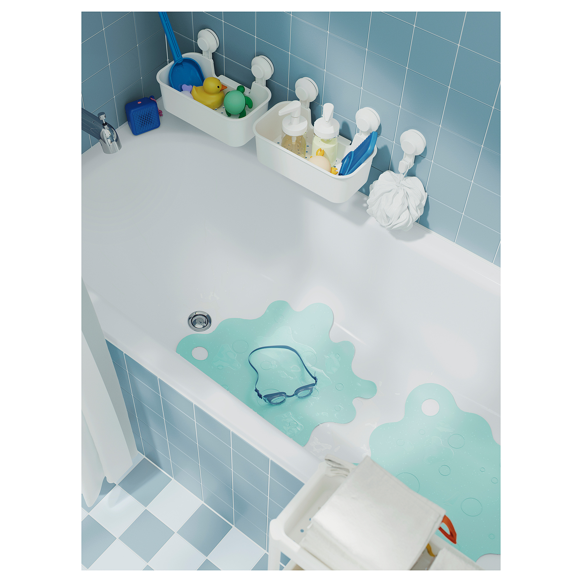 TRAMPSJÖN bathtub mat