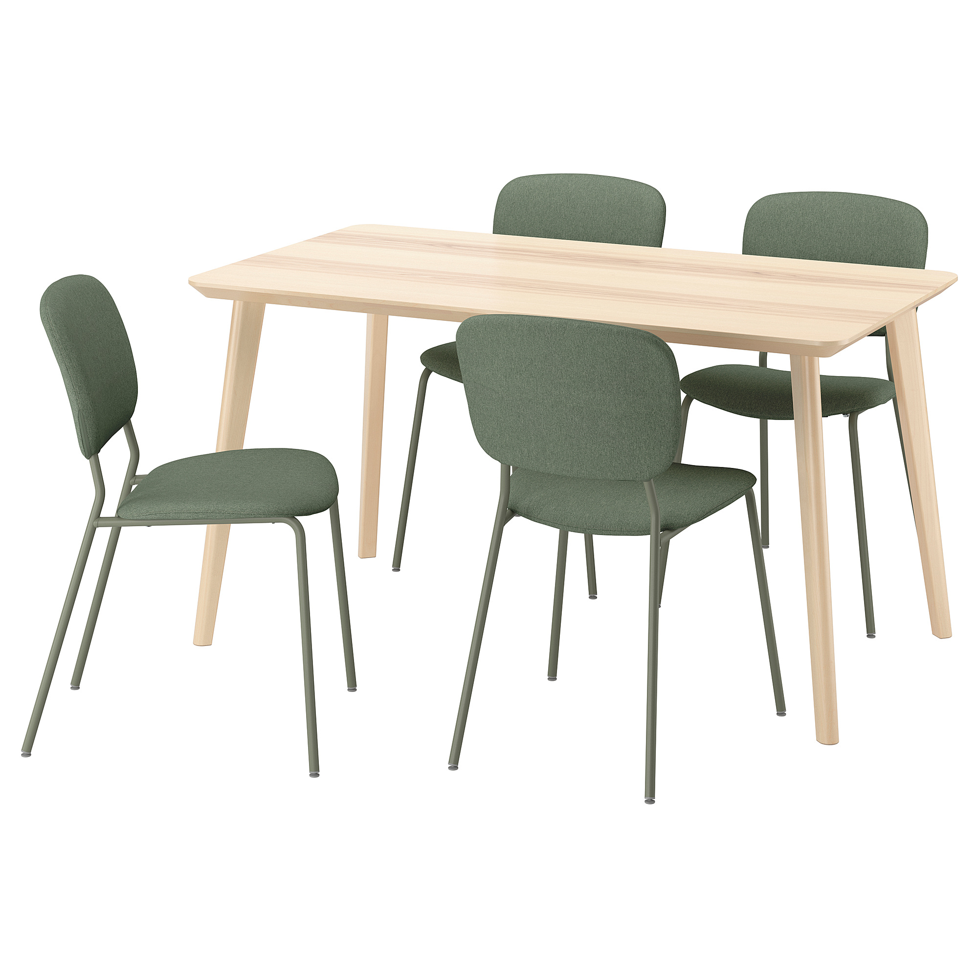 LISABO/VIHALS table and 4 chairs