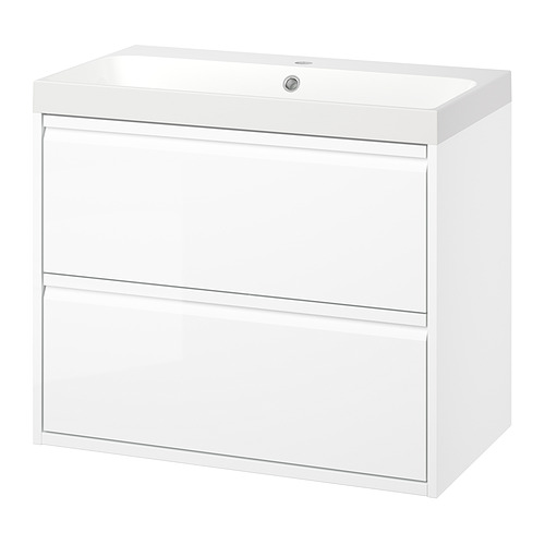 ÄNGSJÖN/BACKSJÖN - wash-stnd w drawers/wash-basin