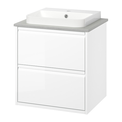 ÄNGSJÖN/BACKSJÖN wash-stnd w drawers/wash-basin