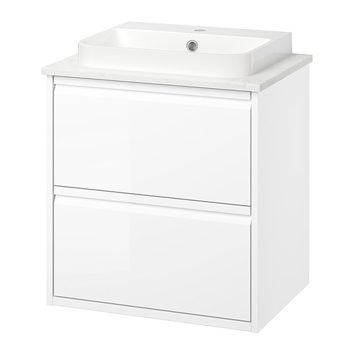 ÄNGSJÖN/BACKSJÖN - wash-stnd w drawers/wash-basin