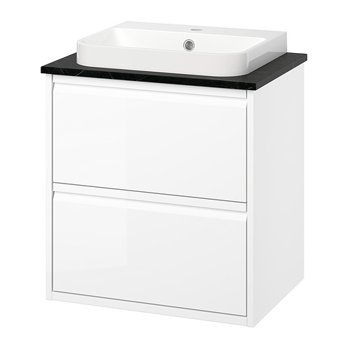 ÄNGSJÖN/BACKSJÖN wash-stnd w drawers/wash-basin
