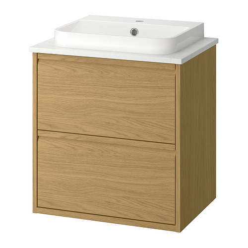 ÄNGSJÖN/BACKSJÖN wash-stnd w drawers/wash-basin