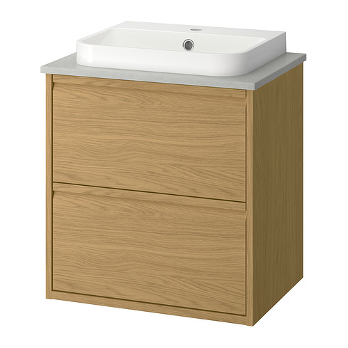 ÄNGSJÖN/BACKSJÖN wash-stnd w drawers/wash-basin