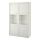 BESTÅ - storage combination w glass doors, Hanviken/Sindvik white clear glass | IKEA Taiwan Online - PE535118_S1