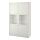 BESTÅ - storage combination w glass doors, Lappviken/Sindvik white clear glass | IKEA Taiwan Online - PE535123_S1
