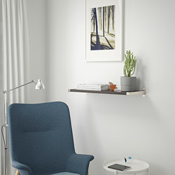 BERGSHULT/GRANHULT - 層板, 棕黑色/鍍鎳 | IKEA 線上購物 - PE716275_S3