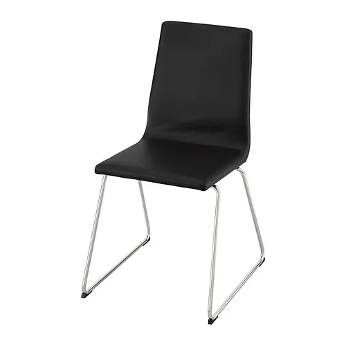 LILLÅNÄS - 餐椅, 鍍鉻/Bomstad 黑色 | IKEA 線上購物 - PE884447_S4