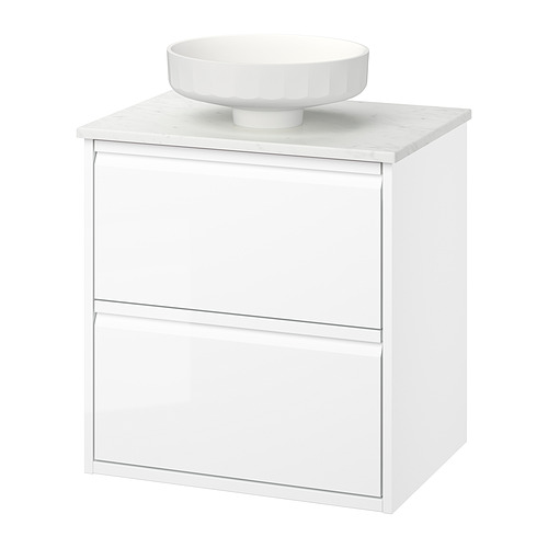 ÄNGSJÖN/LERSJÖN - wash-stnd w drawers/wash-basin