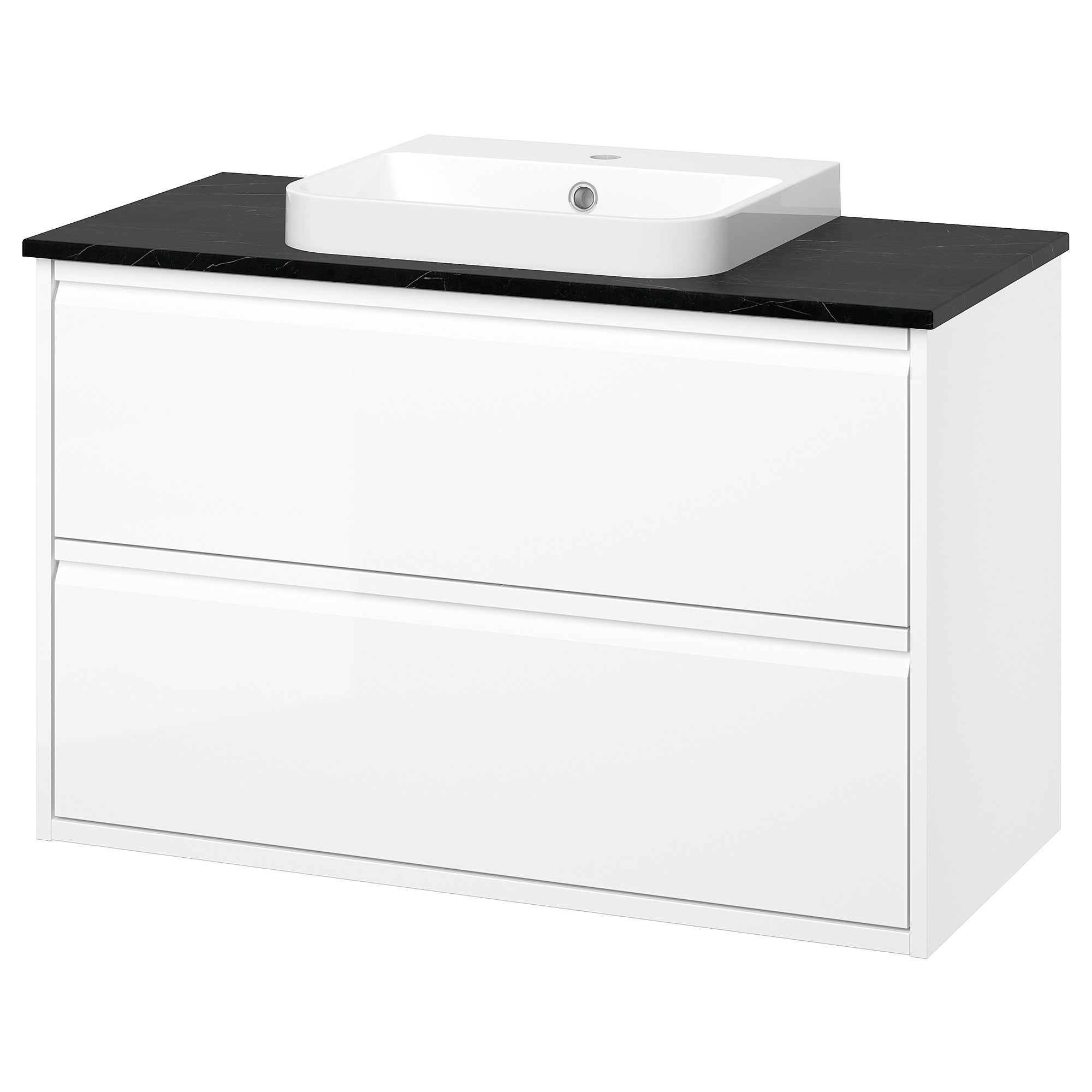 ÄNGSJÖN/BACKSJÖN wash-stnd w drawers/wash-basin