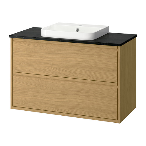 ÄNGSJÖN/BACKSJÖN wash-stnd w drawers/wash-basin