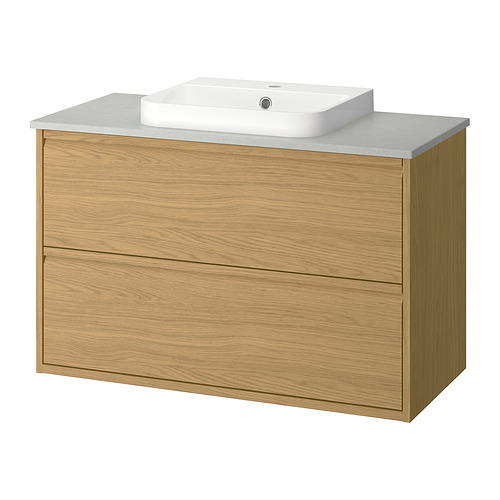 ÄNGSJÖN/BACKSJÖN wash-stnd w drawers/wash-basin