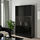 BESTÅ - storage combination w glass doors, black-brown/Selsviken high-gloss/black smoked glass | IKEA Taiwan Online - PE746540_S1