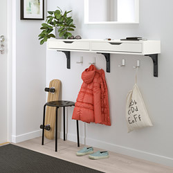 EKBY ALEX/RAMSHULT - wall shelf, white/white | IKEA Taiwan Online - PE716307_S3