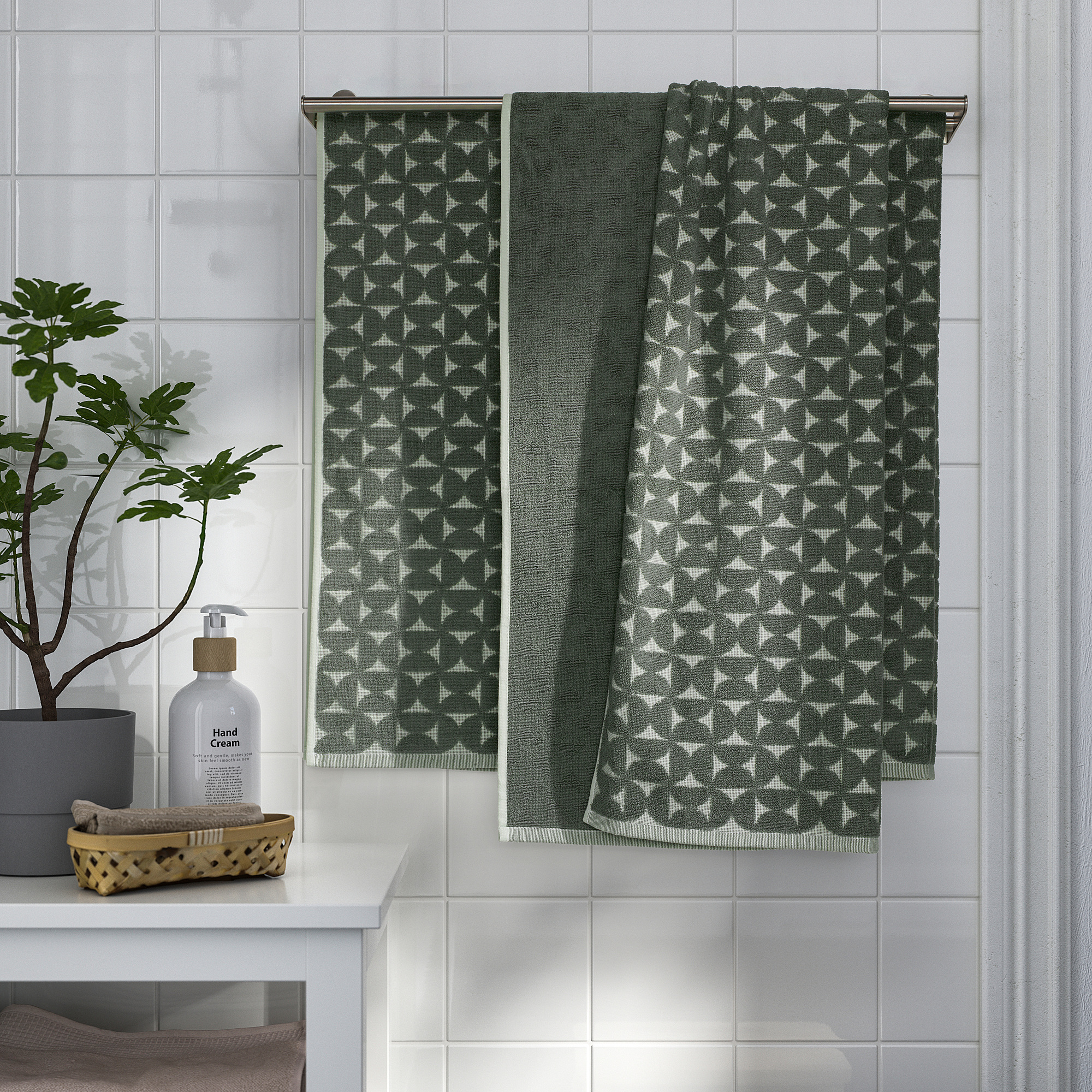 ÄNGSNEJLIKA bath towel