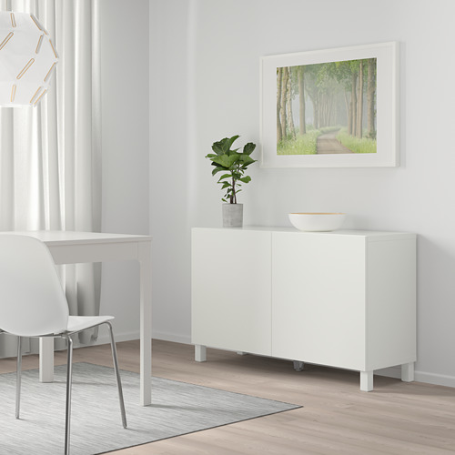 BESTÅ - 附門收納組合, 白色/Lappviken 白色 | IKEA 線上購物 - PE746671_S4