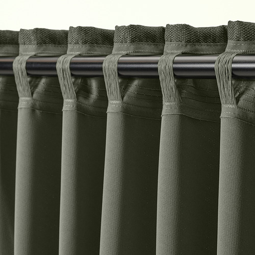 ANNAKAJSA room darkening curtains, 1 pair