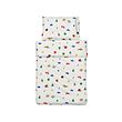 GRÖNFINK duvet cover 1 pillowcase for cot