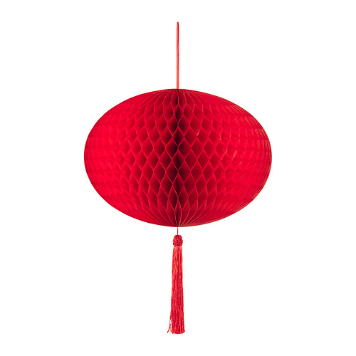 FÖSSTA - 裝飾品, 圓形/紅色, 30 公分 | IKEA 線上購物 - PE990314_S4