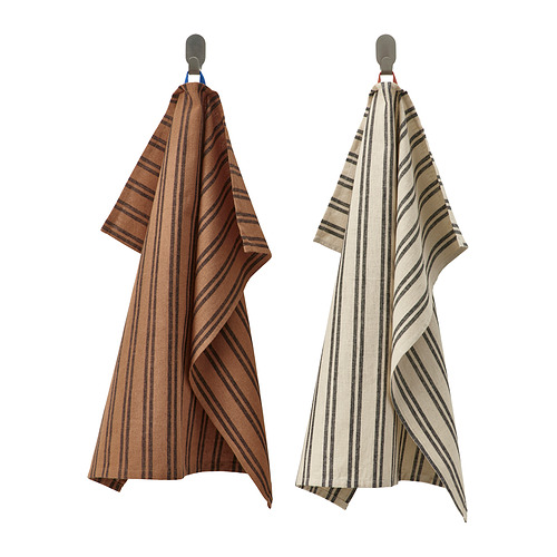 SOLUPPGÅNG - tea towel, brown/beige, 60x60 cm | IKEA Taiwan Online - PE990336_S4