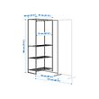 JOSTEIN shelving unit with drying rack