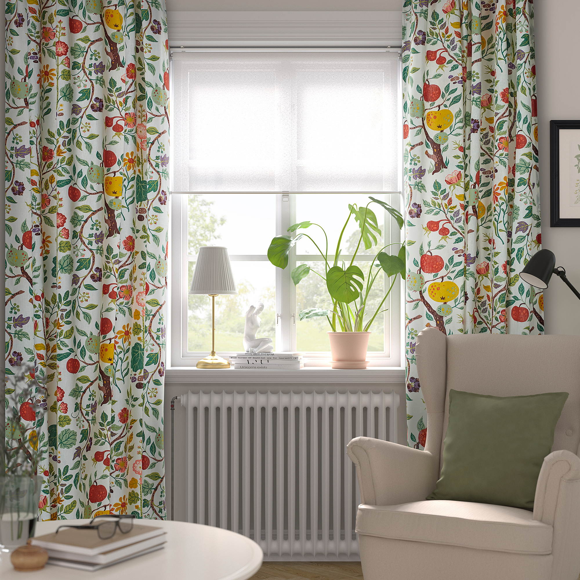 VILDPERSILJA curtains, 1 pair