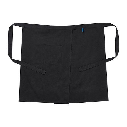 SOLUPPGÅNG - waist apron, black, 86x82 cm | IKEA Taiwan Online - PE990340_S4