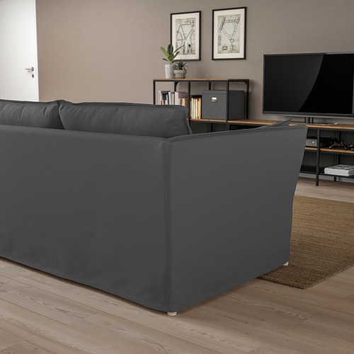 BACKSÄLEN - 2-seat sofa, Hallarp grey | IKEA Taiwan Online - PE800550_S4