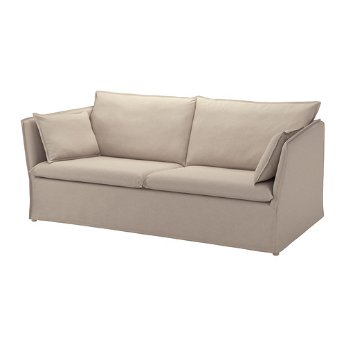 BACKSÄLEN - cover for 3-seat sofa, Katorp natural | IKEA Taiwan Online - PE800560_S4