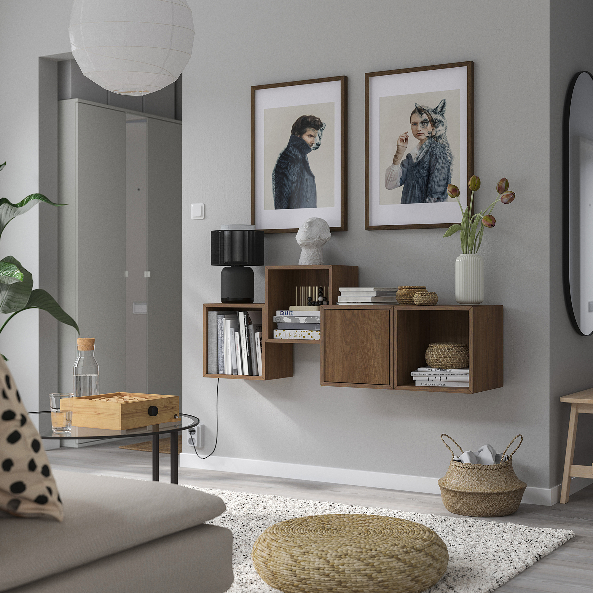 EKET wall-mounted cabinet combination
