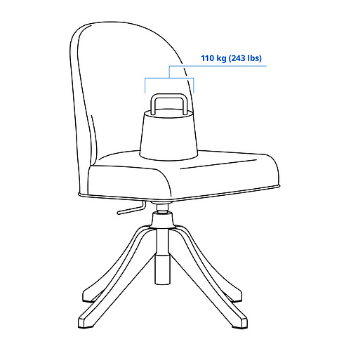 ROSENTORP swivel chair