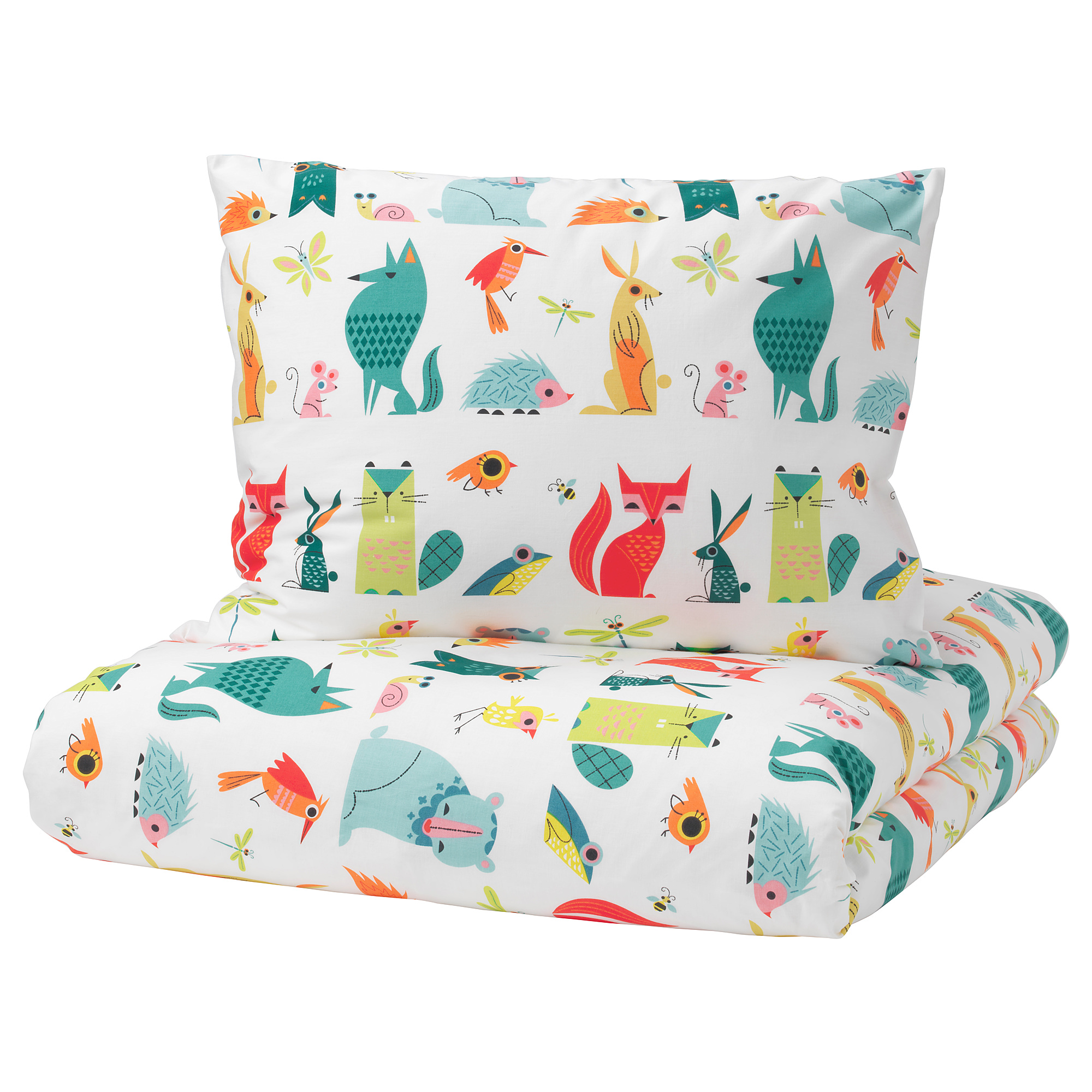 LATTJO duvet cover and pillowcase